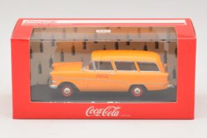 Opel Rekord P1 Caravan Coca-Cola Minichamps 1:43 430043270 Pressofusione — immagine 4 di 4