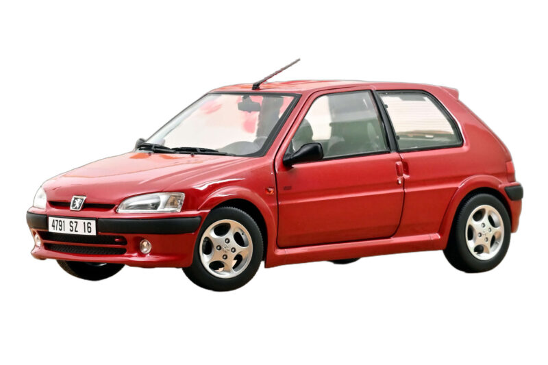 Peugeot 106 S16 Lucifer Red Norev 1:18 Peugeot 106 S16 Lucifer Red Norev 1:18 184921 Pressofusione