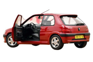 Peugeot 106 S16 Lucifer Red Norev 1:18 184921 Pressofusione — immagine 2 di 3