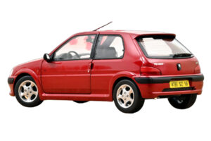Peugeot 106 S16 Lucifer Red Norev 1:18 184921 Pressofusione — immagine 3 di 3