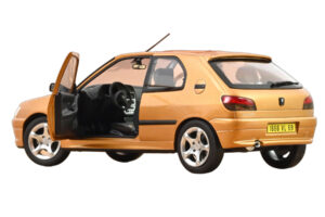 Peugeot 306 S16 Blaze Yellow Norev 1:18 184940 Pressofusione — immagine 2 di 3