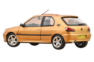 Peugeot 306 S16 Blaze Yellow Norev 1:18 184940 Pressofusione — immagine 3 di 3