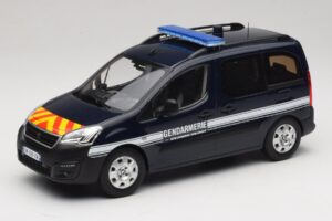 Peugeot Partner Gendarmerie Blu Scuro Norev 1:18 184890 Pressofusione