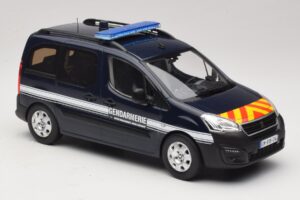 Peugeot Partner Gendarmerie Blu Scuro Norev 1:18 184890 Pressofusione — immagine 4 di 6