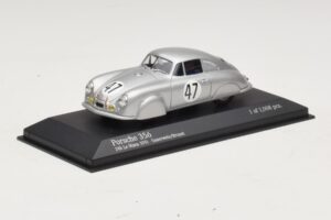 Porsche 356 #47 Sauerwein / Brunet 24 Hours of Le Mans 1951 Minichamps 1:43 400516747 Pressofusione — immagine 2 di 4