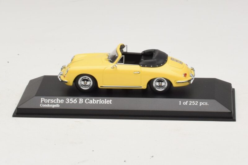Porsche 356 B Cabriolet Giallo Minichamps 1:43 Porsche 356 B Cabriolet Giallo Minichamps 1:43 400064334 Pressofusione