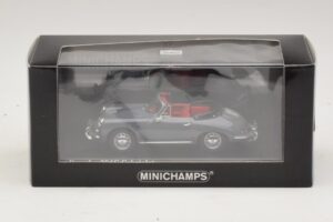 Porsche 356C Cabriolet Grigio Minichamps 1:43 430062339 Pressofusione — immagine 4 di 4