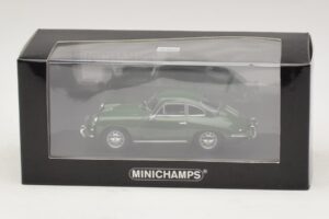 Porsche 356C Verde Scuro Minichamps 1:43 430062329 Pressofusione — immagine 4 di 4