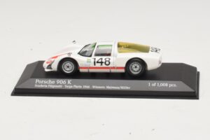 Porsche 906 K Scuderia Filipinetti #148 W. Mairesse / H. Muller Targa Florio Winners 1966 Minichamps 1:43 400666648 Pressofus