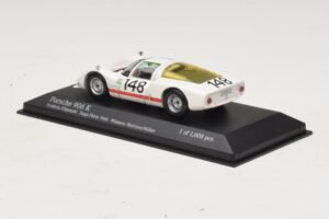 Porsche 906 K Scuderia Filipinetti #148 W. Mairesse / H. Muller Targa Florio Winners 1966 Minichamps 1:43 400666648 Pressofus — immagine 3 di 4