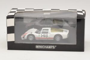 Porsche 906 K Scuderia Filipinetti #148 W. Mairesse / H. Muller Targa Florio Winners 1966 Minichamps 1:43 400666648 Pressofus — immagine 4 di 4