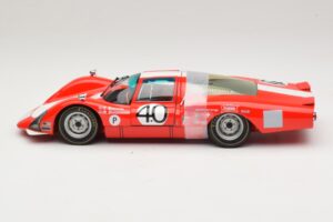 Porsche 906 LH Squadra Tartaruga #40 D. Spoerry / R. Steinemann 12 Hours of Sebring 1967 Minichamps 1:18 100676140 Pressofusi — immagine 4 di 8