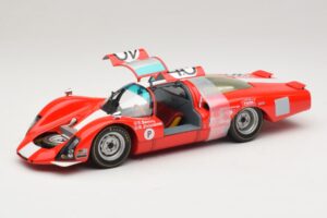 Porsche 906 LH Squadra Tartaruga #40 D. Spoerry / R. Steinemann 12 Hours of Sebring 1967 Minichamps 1:18 100676140 Pressofusi — immagine 2 di 8
