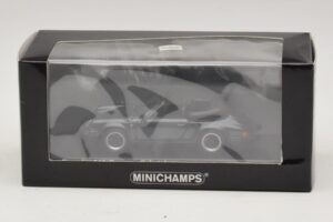 Porsche 911 930 Carrera Cabriolet Grigio Metallizzato Minichamps 1:43 430062037 Pressofusione — immagine 4 di 4