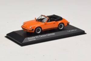 Porsche 911 930 Carrera Cabriolet Arancione Minichamps 1:43 430062038 Pressofusione — immagine 2 di 4