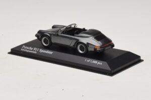 Porsche 911 930 Speedster Grigio Metallizzato Minichamps 1:43 430066135 Pressofusione — immagine 3 di 4