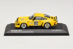 Porsche 911 934 #80 Gonzalez / Romero 24 Hours of Le Mans 1980 Minichamps 1:43 400806480 Pressofusione