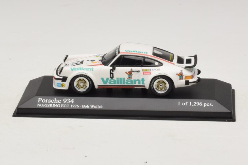 Porsche 911 934 Vaillant #6 B. Wollek Norisring EGT 1976 Minichamps 1:43 Porsche 911 934 Vaillant #6 B. Wollek Norisring EGT 1976 Minichamps 1:43 400766496 Pressofusione