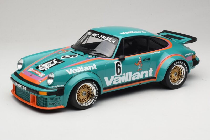 Porsche 911 934 Vaillant #6 T. Hezemans Winner DRM Norisring 1976 Minichamps 1:12 125766406 Pressofusione