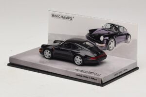 Porsche 911 964 Turbo S 3.6 30° Anniversario Nero Minichamps 1:43 436069171 Pressofusione — immagine 3 di 5