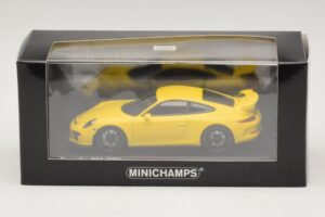 Porsche 911 991 GT3 Giallo Minichamps 1:43 410062021 Pressofusione — immagine 4 di 4