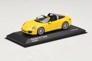 Porsche 911 991 Targa Giallo Minichamps 1:43 410062441 Pressofusione — immagine 2 di 4