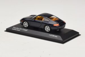 Porsche 911 991 Turbo S Blu Metallizzato Minichamps 1:43 410062220 Pressofusione — immagine 3 di 4