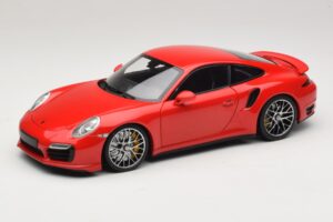 Porsche 911 991 Turbo S Rosso Minichamps 1:18 110062320 Pressofusione