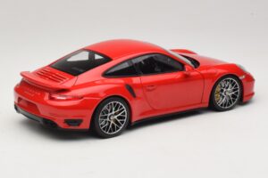 Porsche 911 991 Turbo S Rosso Minichamps 1:18 110062320 Pressofusione — immagine 2 di 8