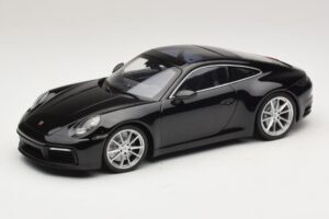 Porsche 911 992 Carrera 4S Nero Minichamps 1:18 WAP0211120R992 Pressofusione