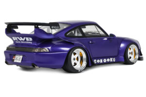 Porsche 911 993 RWB Son Goku Purple GT Spirit 1:18 GT571 Resina — immagine 2 di 5