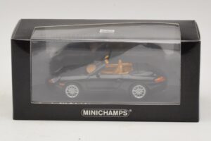 Porsche 911 996 Cabriolet Nero Metallizzato Minichamps 1:43 400061090 Pressofusione — immagine 4 di 4