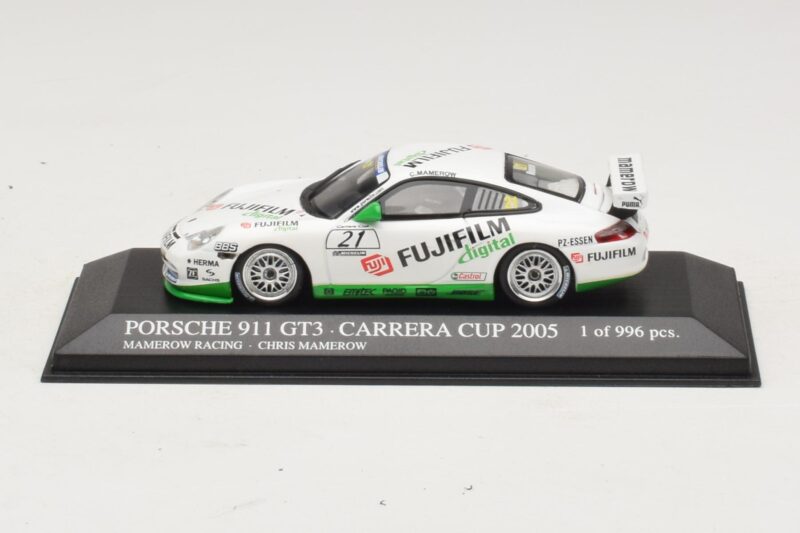 Porsche 911 996 GT3 Cup #21 Mamerow Porsche Carrera Cup Deutschland 2005 Minichamps 1:43 Porsche 911 996 GT3 Cup #21 Mamerow Porsche Carrera Cup Deutschland 2005 Minichamps 1:43 403056221 Pressofusione
