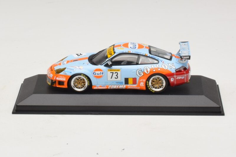 Porsche 911 996 GT3 RSR Gulf #73 Lefort / Lambert 1000km Spa 2005 Minichamps 1:43 Porsche 911 996 GT3 RSR Gulf #73 Lefort / Lambert 1000km Spa 2005 Minichamps 1:43 400056473-P1 Pressofusione