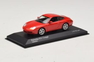 Porsche 911 996 Rosso Minichamps 1:43 400061181 Pressofusione — immagine 2 di 4