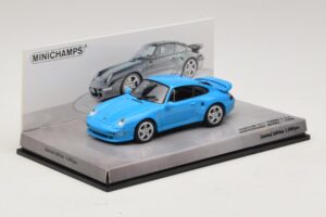 Porsche 911 996 Turbo S 3.6 Edizione Anniversario Blu Minichamps 1:43 436069270 Pressofusione — immagine 2 di 5