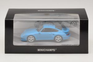 Porsche 911 996 Turbo S 3.6 Edizione Anniversario Blu Minichamps 1:43 436069270 Pressofusione — immagine 5 di 5