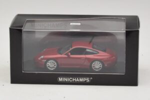 Porsche 911 997 Carrera 4S Red Metallic Minichamps 1:43 400066422 Pressofusione — immagine 4 di 4