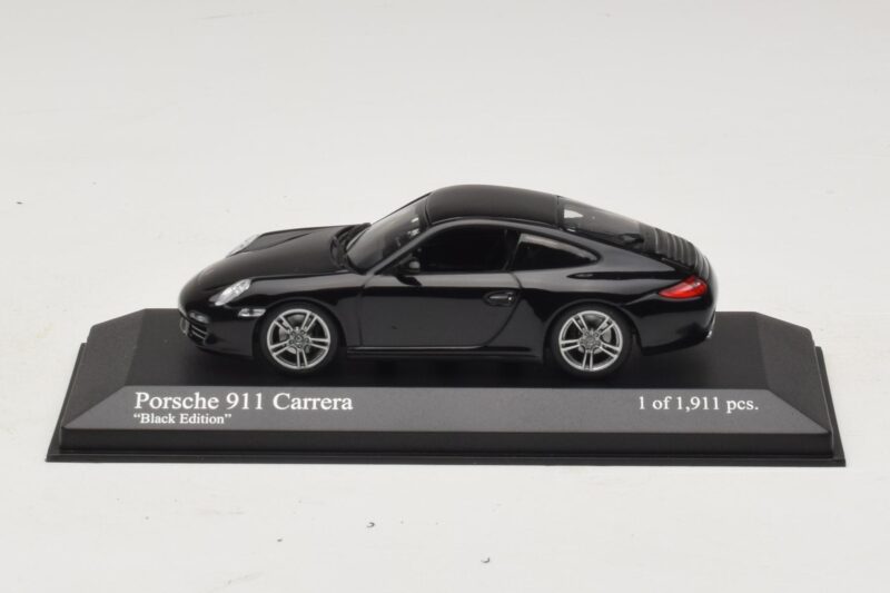 Porsche 911 997 Carrera Black Edition Minichamps 1:43 400066425 Pressofusione