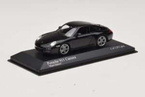 Porsche 911 997 Carrera Black Edition Minichamps 1:43 400066425 Pressofusione — immagine 2 di 4