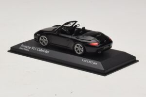 Porsche 911 997 Carrera Cabriolet Black Edition Minichamps 1:43 400066434 Pressofusione — immagine 3 di 4