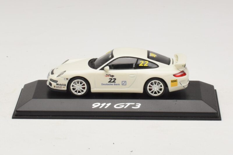 Porsche 911 997 GT3 #22 Bianco Minichamps 1:43 WAP020102016 Pressofusione