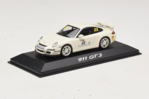 Porsche 911 997 GT3 #22 Bianco Minichamps 1:43 WAP020102016 Pressofusione — immagine 2 di 4
