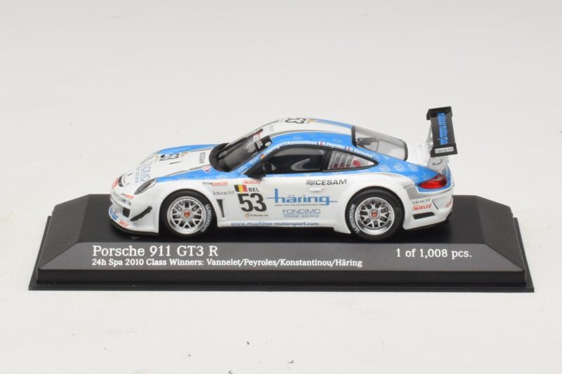 Porsche 911 997 GT3 R #53 Vannelet / Pyroles Class Winners 24 Hours of Spa 2010 Minichamps 1:43 Porsche 911 997 GT3 R #53 Vannelet / Pyroles Class Winners 24 Hours of Spa 2010 Minichamps 1:43 400108953 Pressofusione