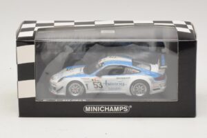 Porsche 911 997 GT3 R #53 Vannelet / Pyroles Class Winners 24 Hours of Spa 2010 Minichamps 1:43 400108953 Pressofusione — immagine 4 di 4