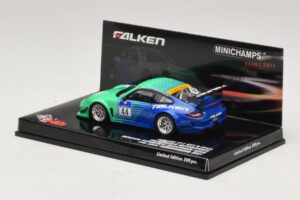 Porsche 911 997 GT3 R Falken #44 Nurburgring 2011 Minichamps 1:43 447116144 Pressofusione — immagine 3 di 5