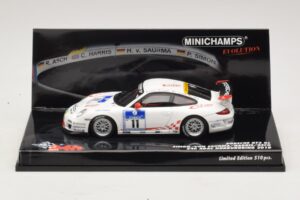 Porsche 911 997 GT3 RS #11 24 Hours Nurburgring 2010 Minichamps 1:43 437106711 Pressofusione
