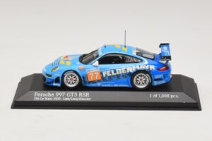 Porsche 911 997 GT3 RSR GT2 #77 M. Lieb / R. Lietz / W. Henzler 24 Hours of Le Mans 2010 Minichamps 1:43 410106977 Pressofusi