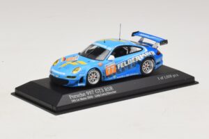 Porsche 911 997 GT3 RSR GT2 #77 M. Lieb / R. Lietz / W. Henzler 24 Hours of Le Mans 2010 Minichamps 1:43 410106977 Pressofusi — immagine 2 di 4