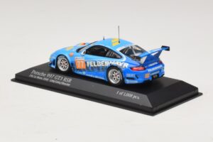 Porsche 911 997 GT3 RSR GT2 #77 M. Lieb / R. Lietz / W. Henzler 24 Hours of Le Mans 2010 Minichamps 1:43 410106977 Pressofusi — immagine 3 di 4